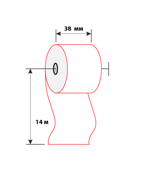 Lentă termo pentru aparatul de casa 37mm x 18m